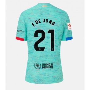 Barcelona Frenkie de Jong #21 Replica Third Stadium Shirt 2023-24 Short Sleeve